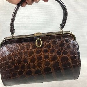 Vintage Bags by Lisa Brown Clutch Handbag Purse